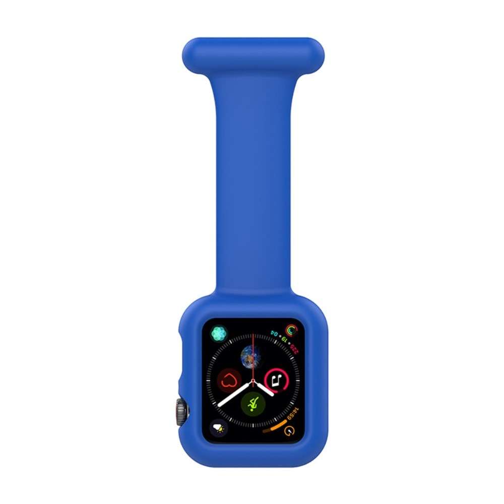 Apple Watch 38mm Gurt mit Hülle für Schwesternuhr blau