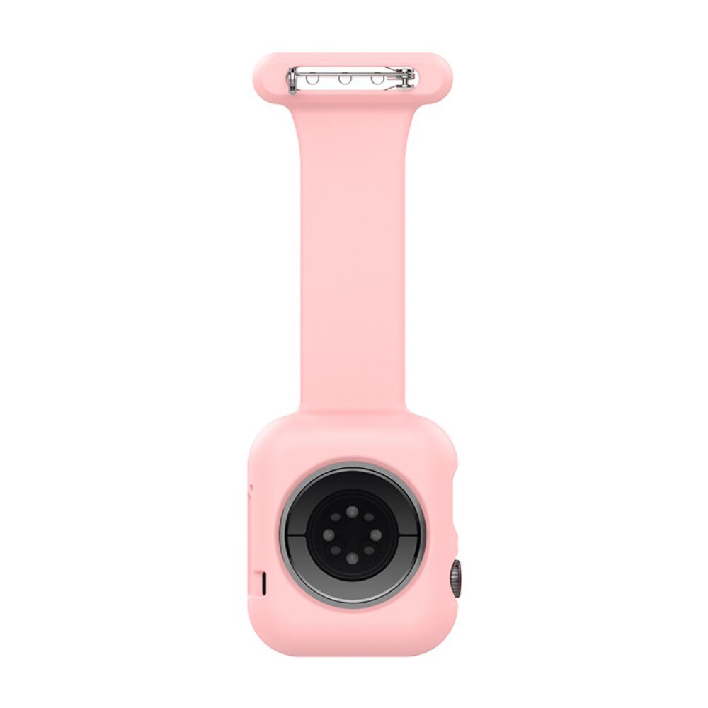 Apple Watch 45mm Series 9 Gurt mit Hülle für Schwesternuhr rosa