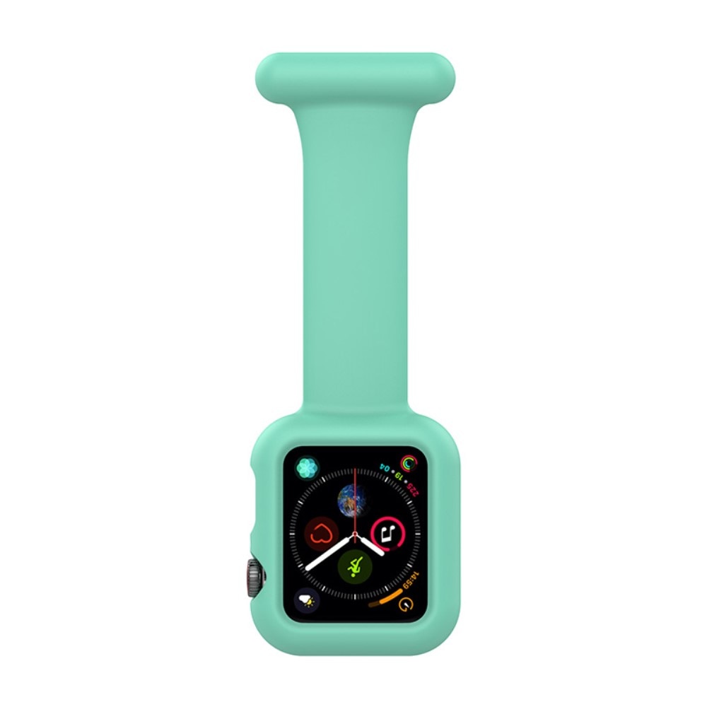 Apple Watch SE 44mm Gurt mit Hülle für Schwesternuhrn grün