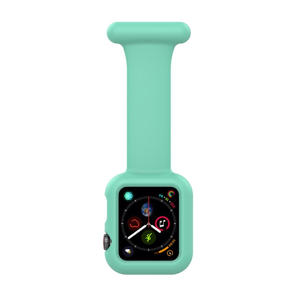 Apple Watch 45mm Series 8 Gurt mit Hülle für Schwesternuhrn Grün