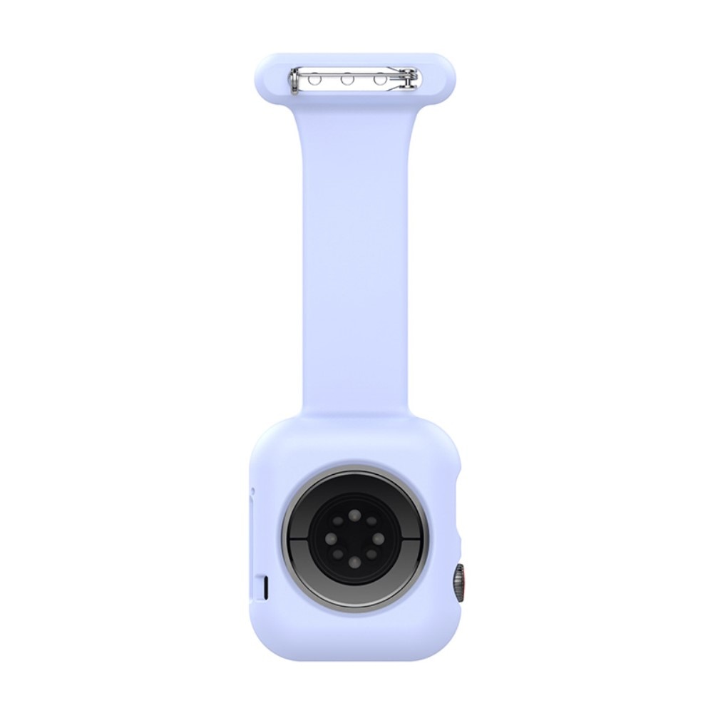 Apple Watch SE 44mm Gurt mit Hülle für Schwesternuhr Blau