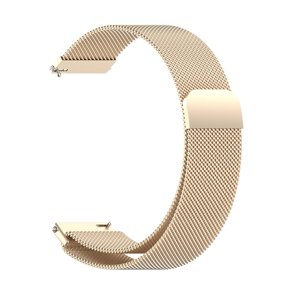 Universal 22mm Milanaise-Armband champagner gold