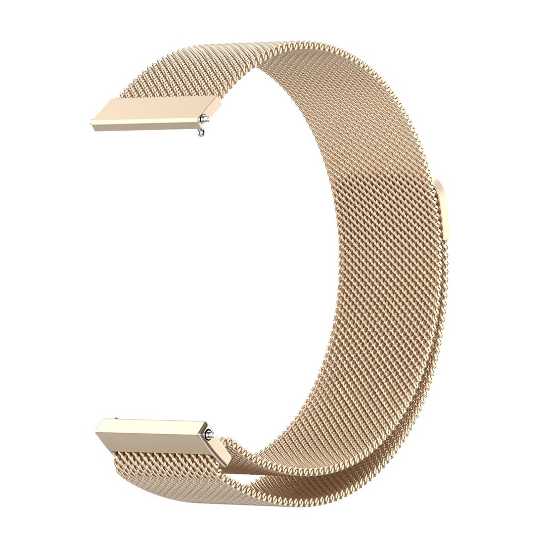 Universal 20mm Milanaise-Armband champagner gold