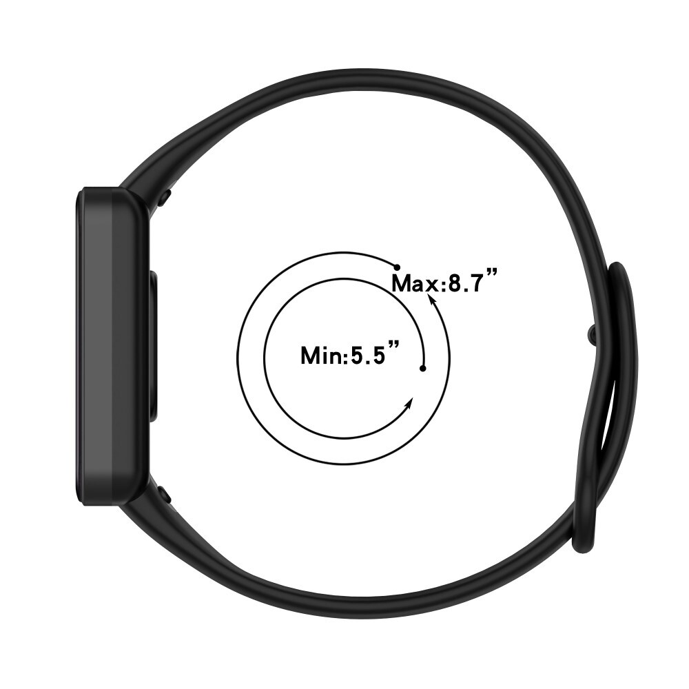 Xiaomi Redmi Smart Band Pro Armband aus Silikon Schwarz