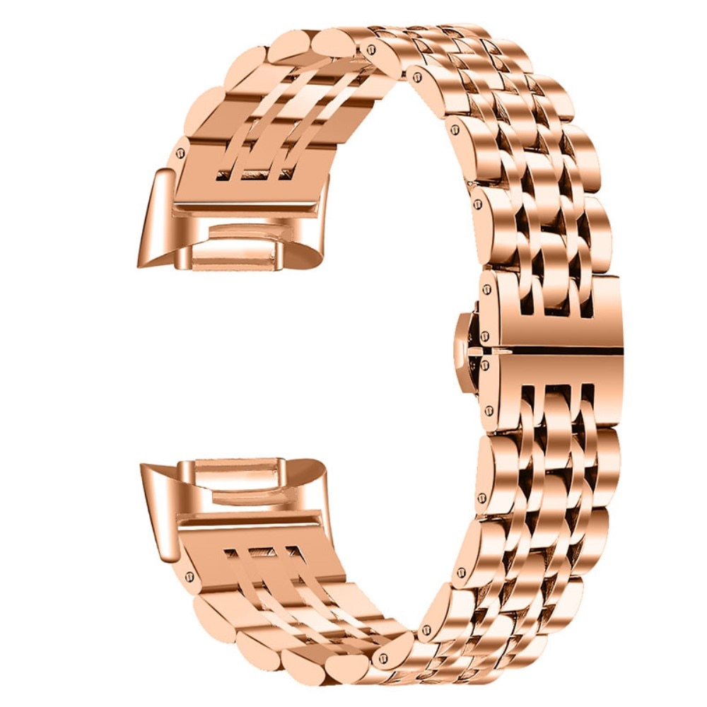 Stainless Steel Bracelet Fitbit Charge 5 Rose Gold