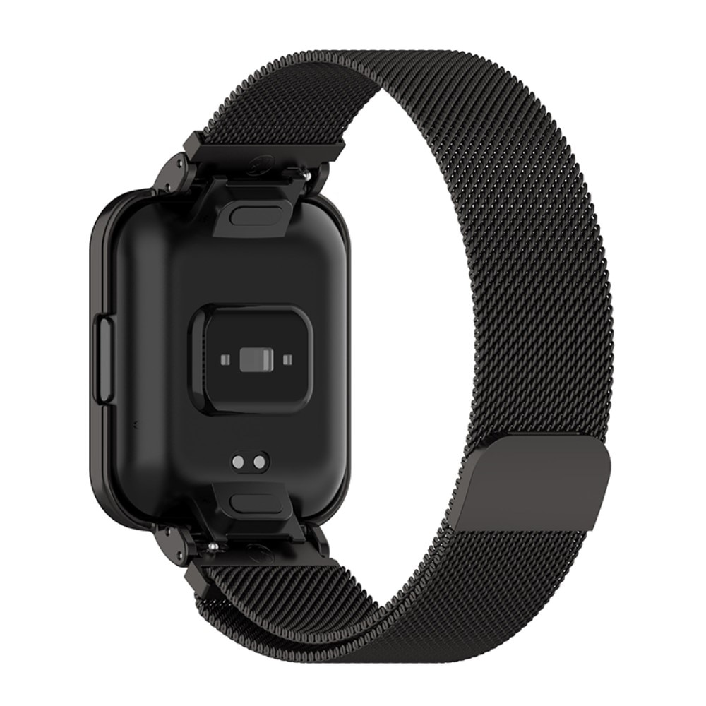 Xiaomi Redmi Watch 2 Lite Hülle+Milanaise-Armband, schwarz