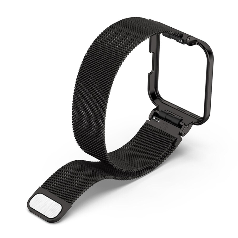 Xiaomi Redmi Watch 2 Lite Hülle+Milanaise-Armband, schwarz