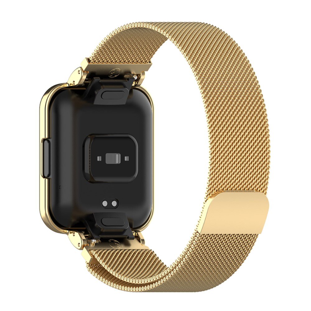 Xiaomi Redmi Watch 2 Lite Hülle+Milanaise-Armband, gold