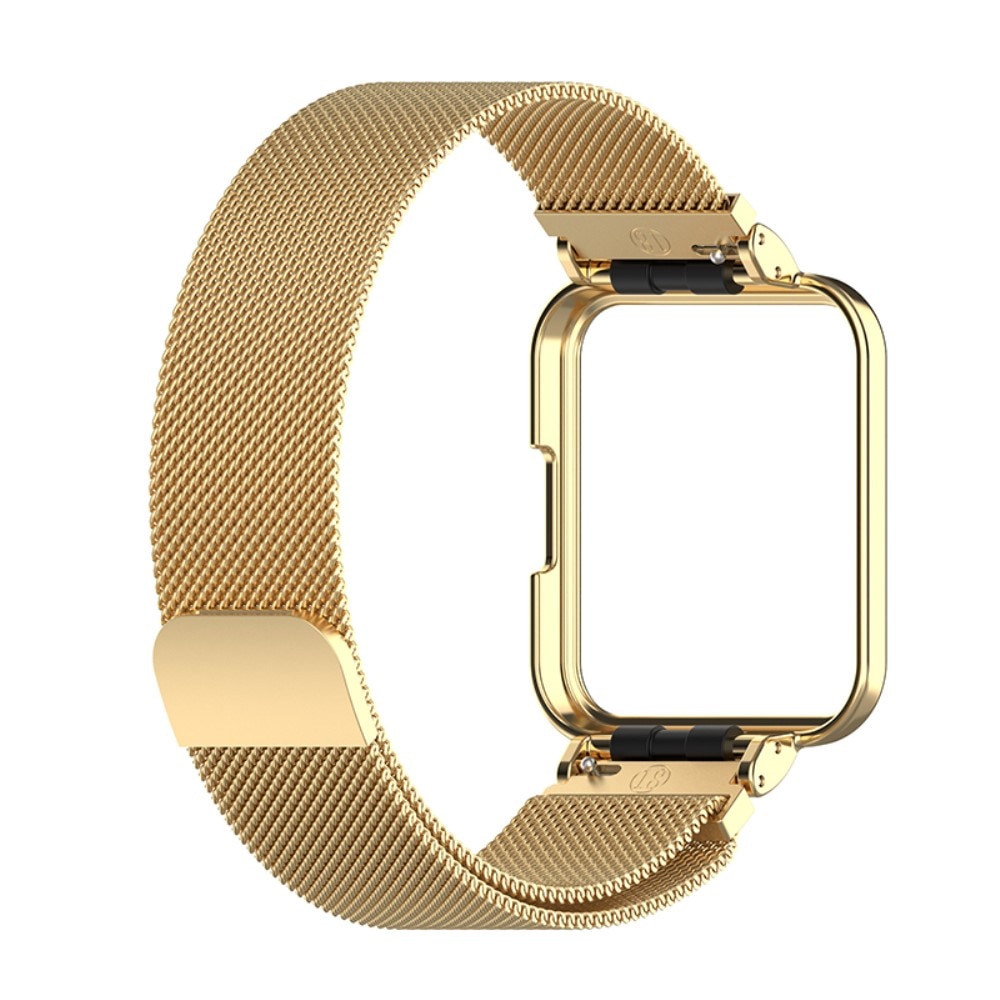 Xiaomi Redmi Watch 2 Lite Hülle+Milanaise-Armband, gold