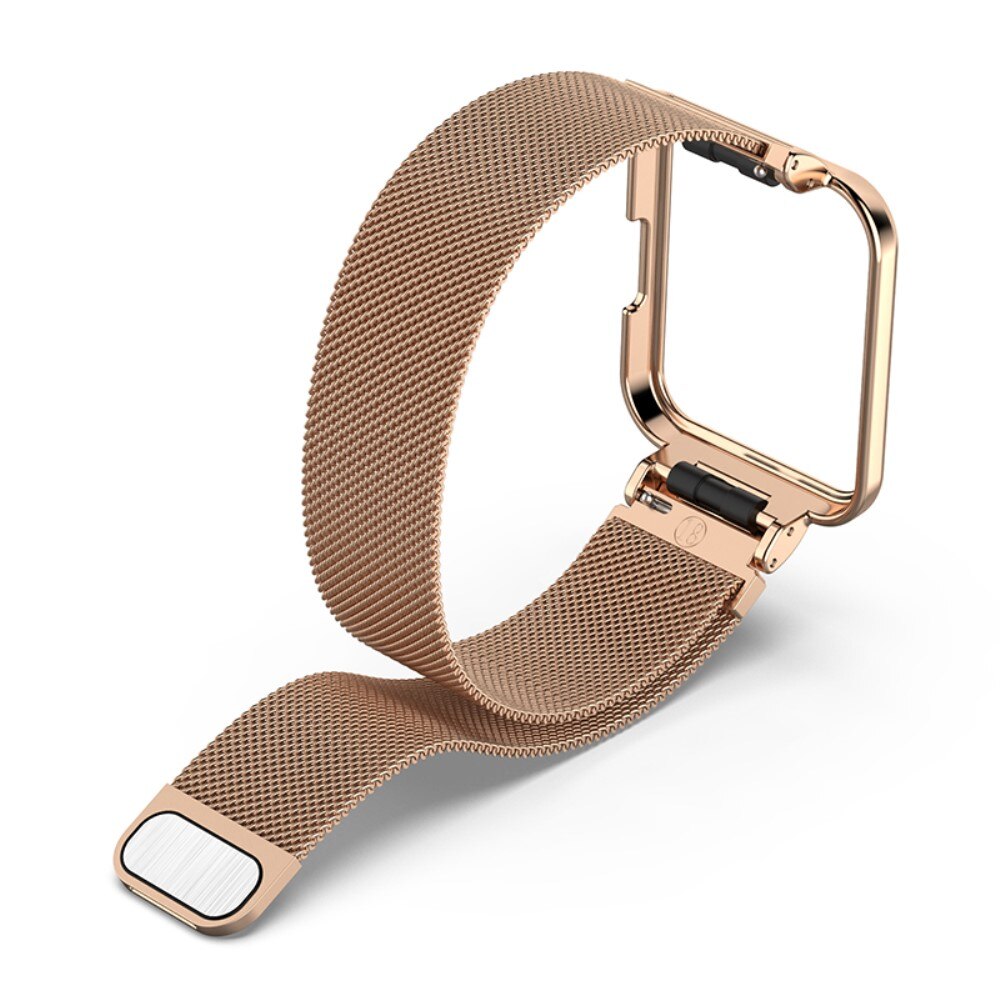 Xiaomi Redmi Watch 2 Lite Hülle+Milanaise-Armband, roségold