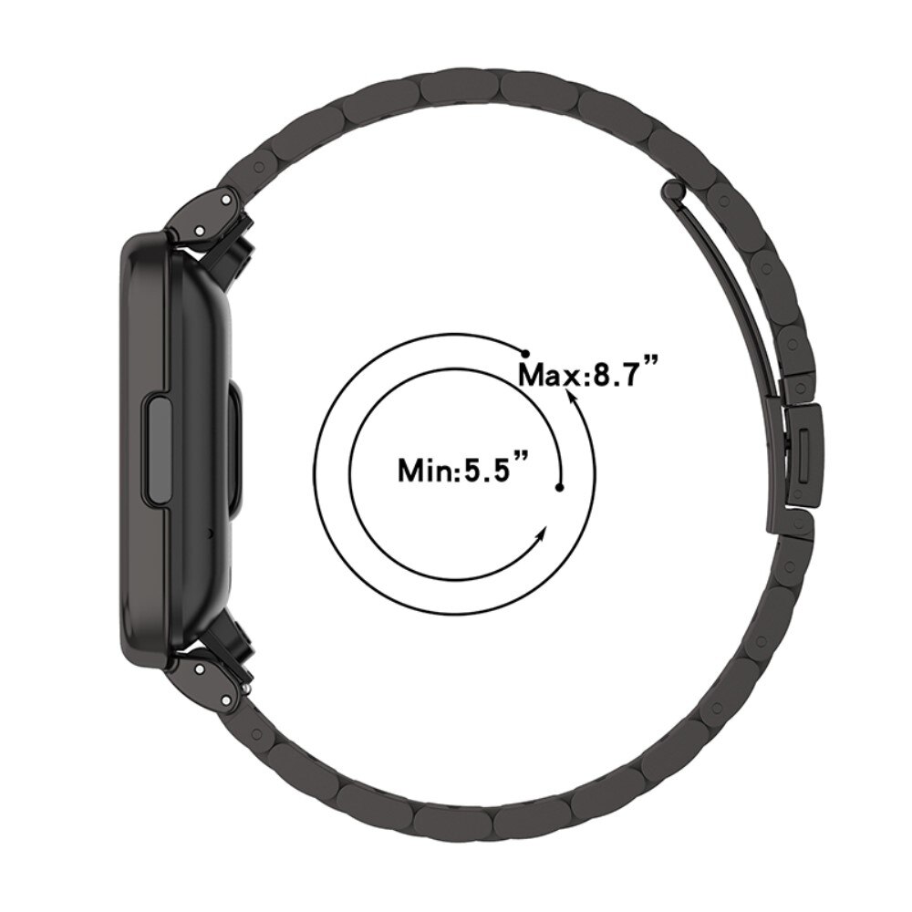 Xiaomi Redmi Watch 2 Lite Armband aus Stahl Schwarz