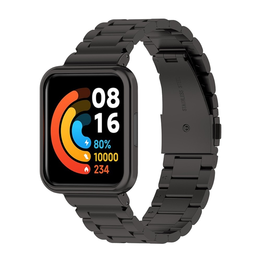 Xiaomi Redmi Watch 2 Lite Armband aus Stahl Schwarz