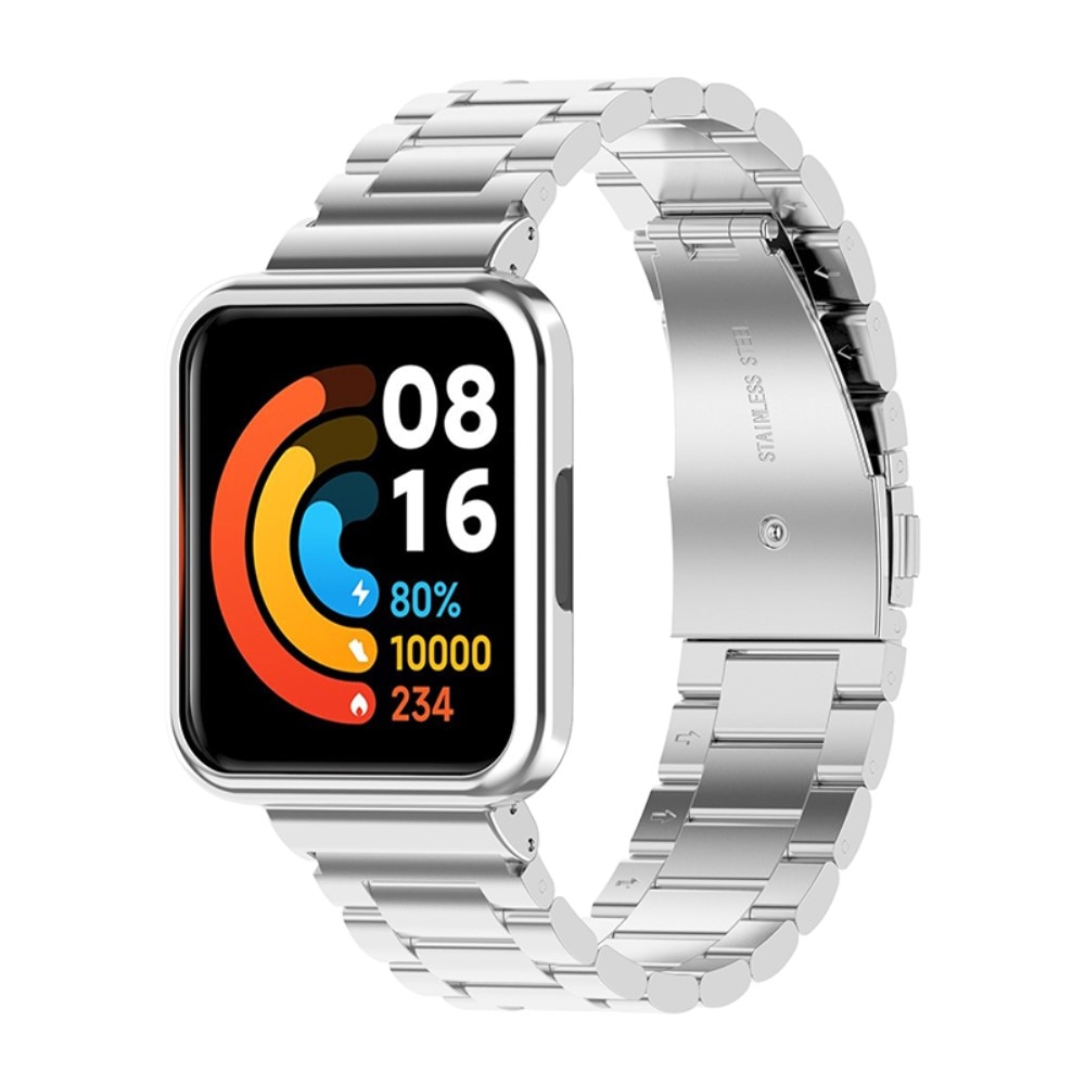 Xiaomi Redmi Watch 2 Lite Armband aus Stahl silber