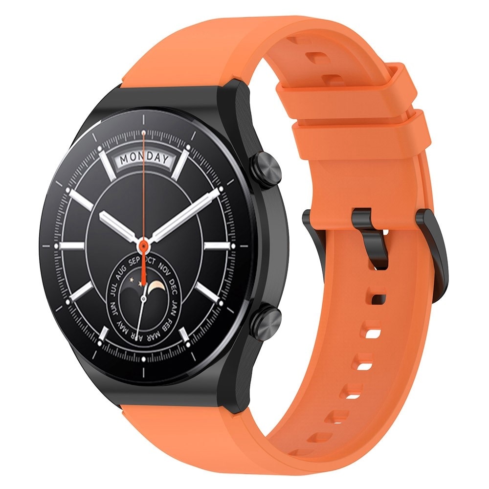 Xiaomi Watch S1 Armband aus Silikon Orange