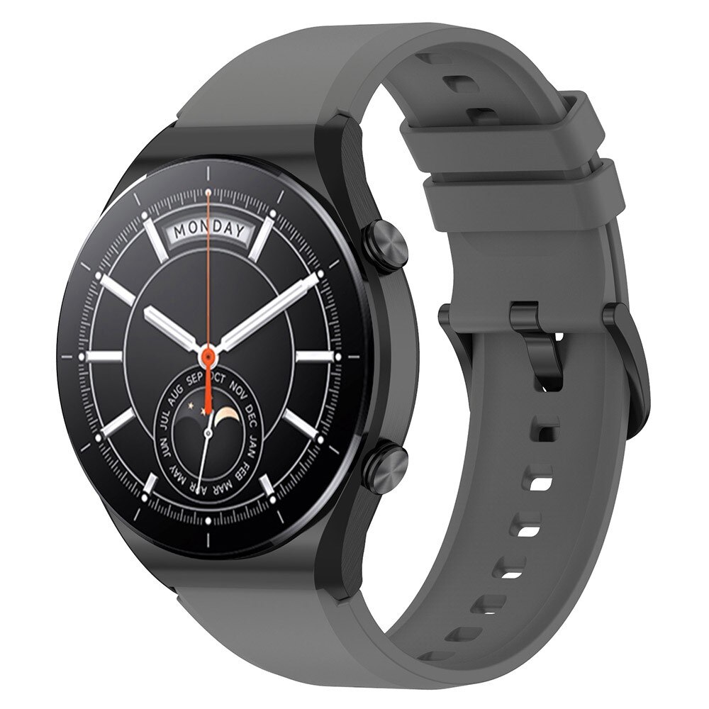   Armband aus Silikon Grau