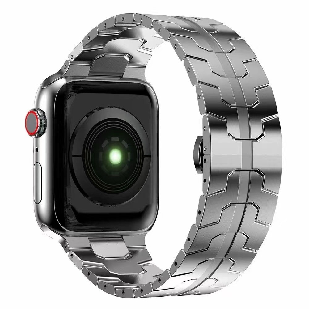 Race Stainless Steel Bracelet Apple Watch 45mm Series 8 Silver