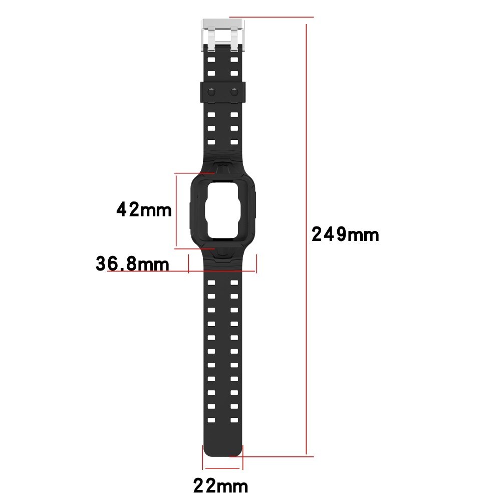 Xiaomi Redmi Watch 2 Lite Adventure Hülle+Armband schwarz