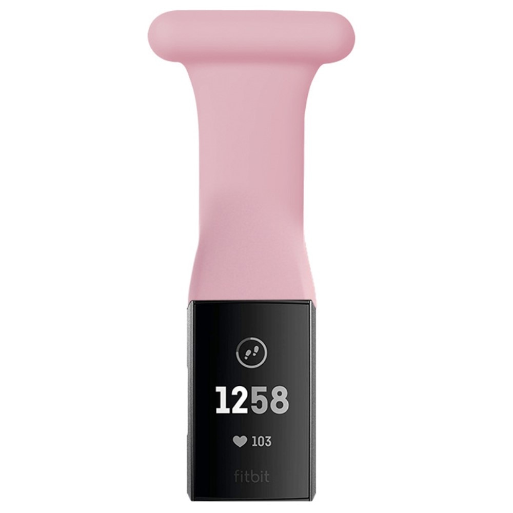 Fitbit Charge 3/4 Gurt für Schwesternuhr aus Silikon Rosa