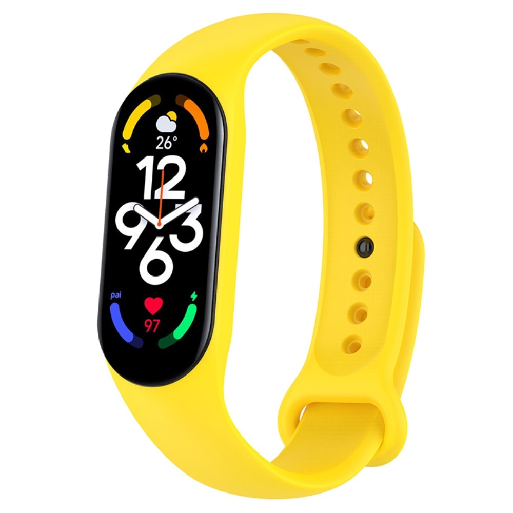   Armband aus Silikon Gelb
