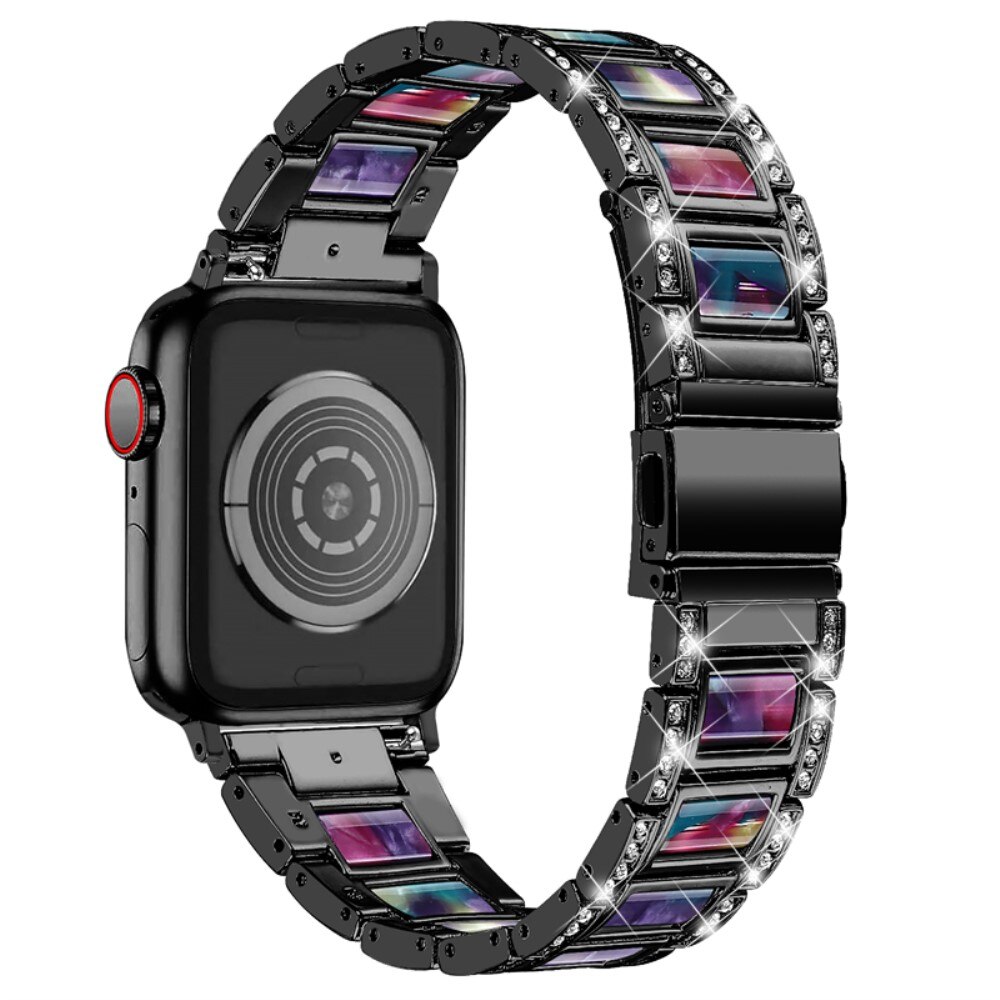 Diamond Bracelet Apple Watch 40mm Black Space