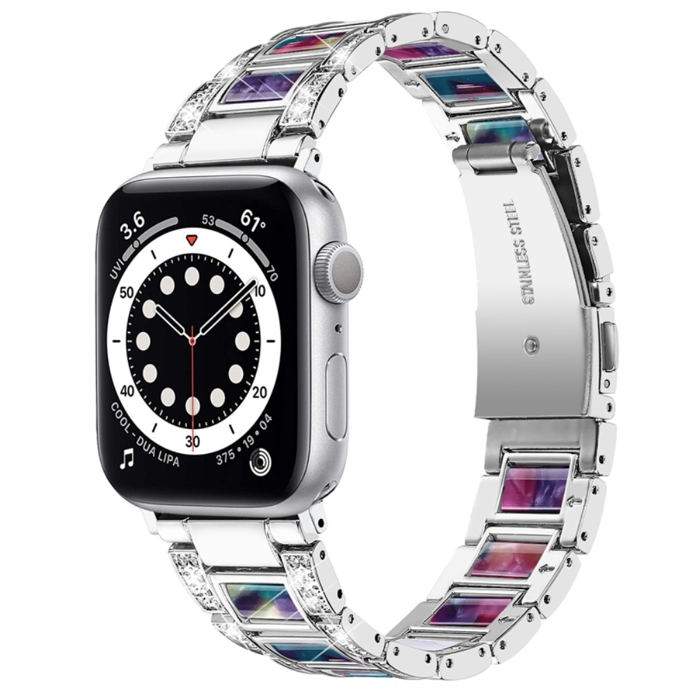 Diamond Bracelet Apple Watch 38/40/41 mm Silver Space
