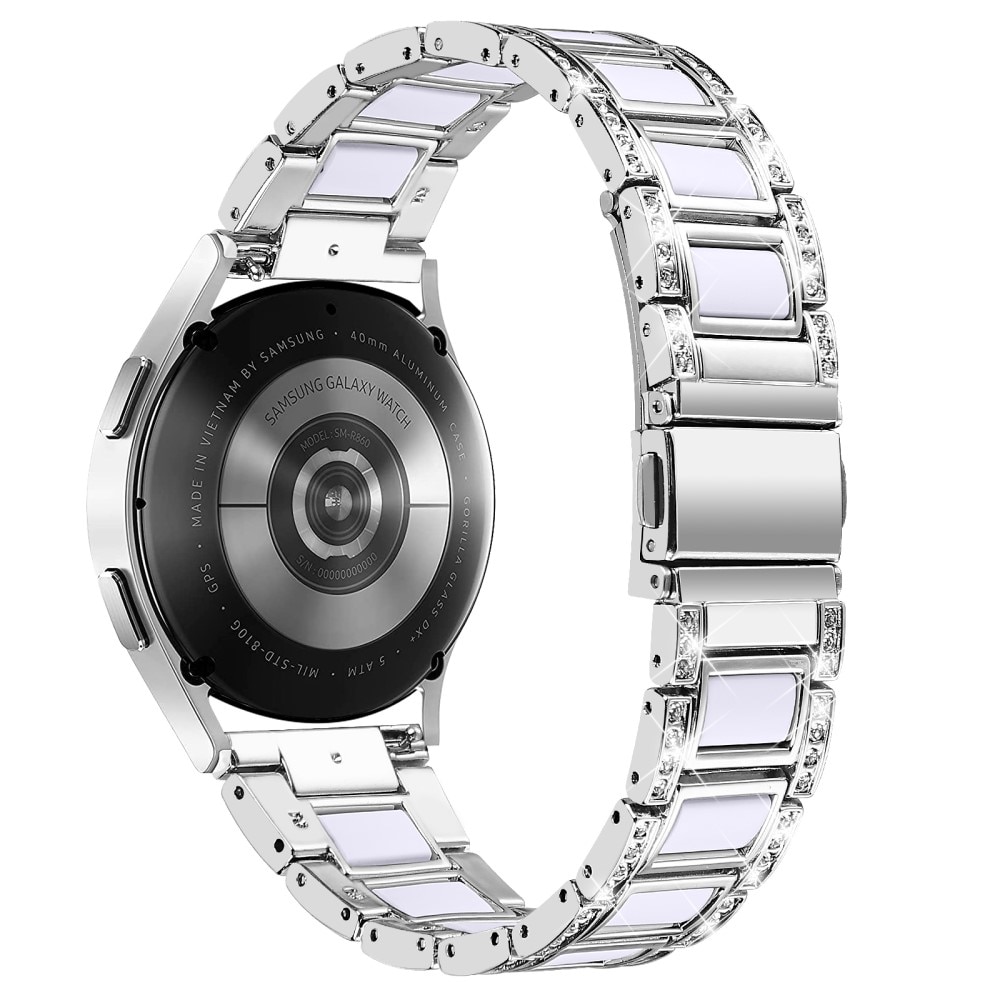 Diamond Bracelet Hama Fit Watch 5910 Silver Snow