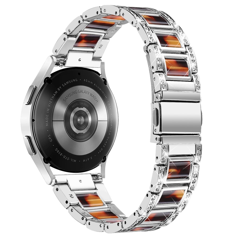 Diamond Bracelet Garmin Vivomove Style Silver Coffee