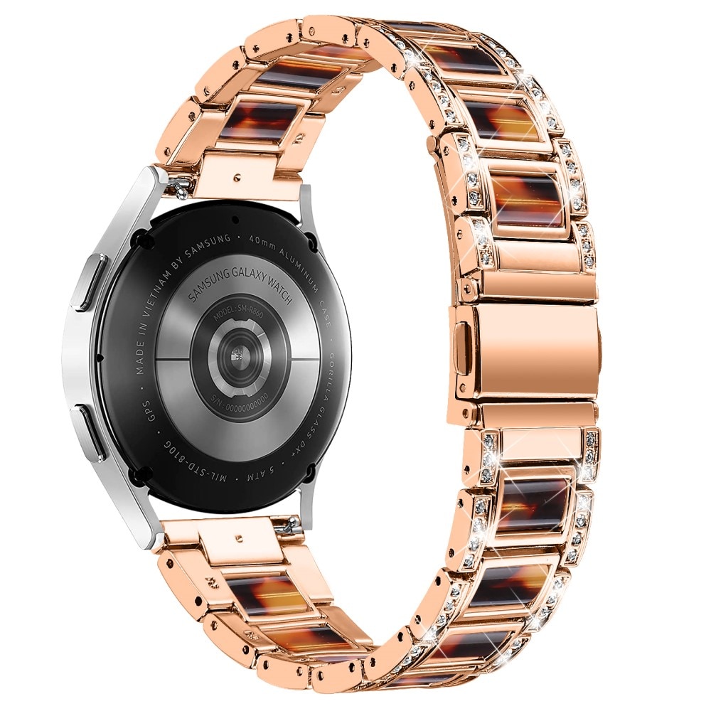 Diamond Bracelet Amazfit GTS 4 Mini Rosegold Coffee