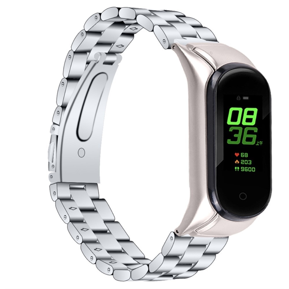   Armband aus Stahl Silber