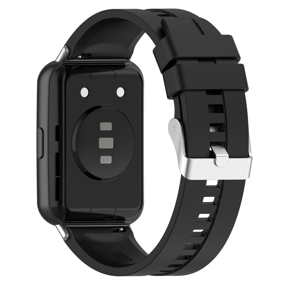 Huawei Watch Fit 2 Armband aus Silikon, schwarz