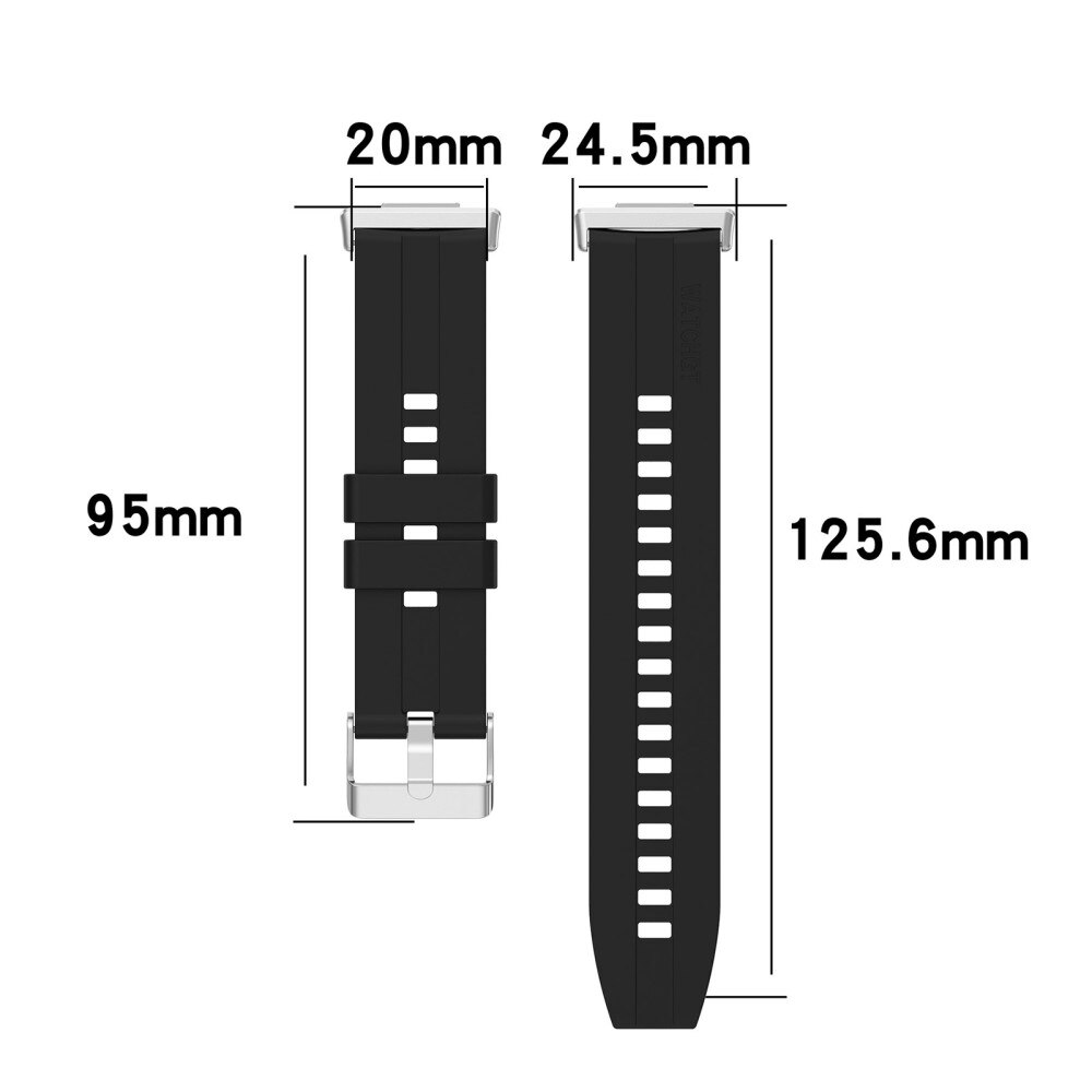   Armband aus Silikon Weiß
