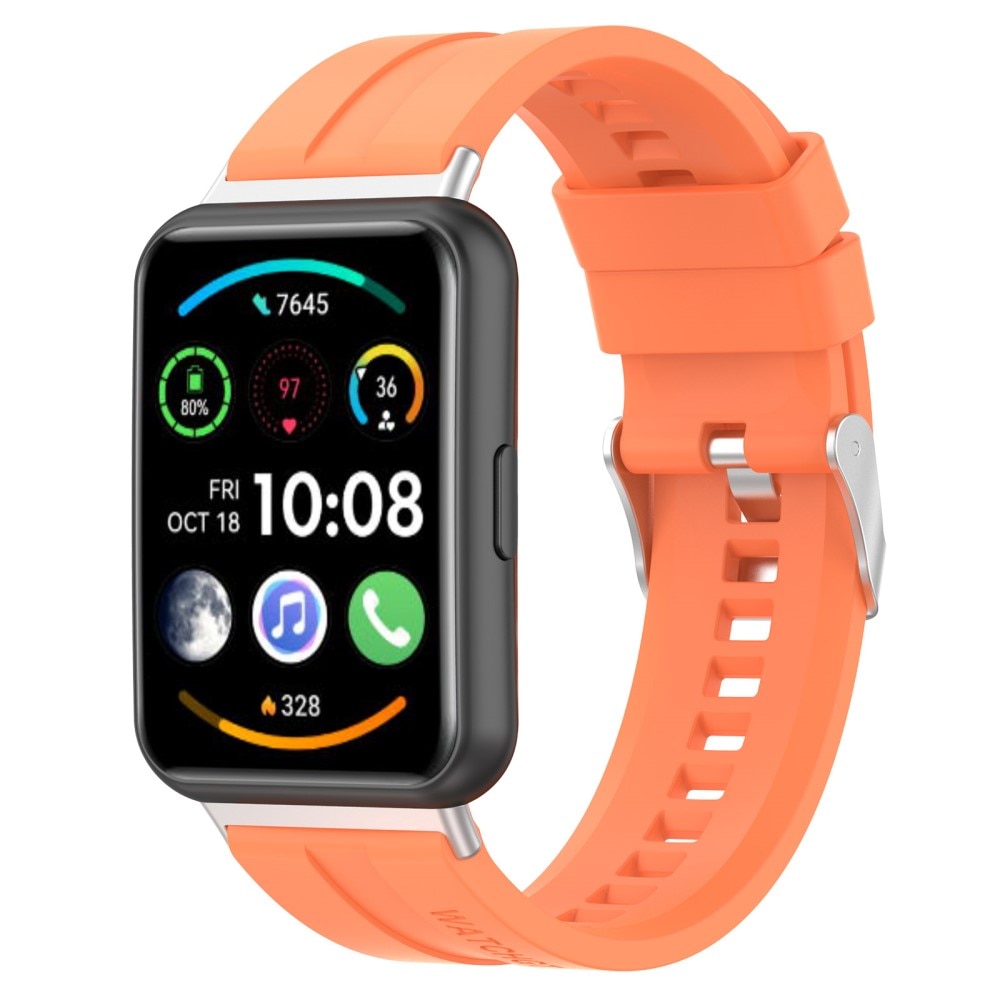 Huawei Watch Fit 2 Armband aus Silikon, orange