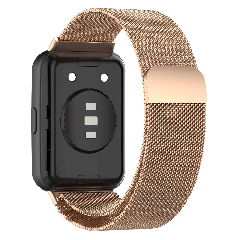 Huawei Watch Fit 2 Milanaise-Armband Roségold