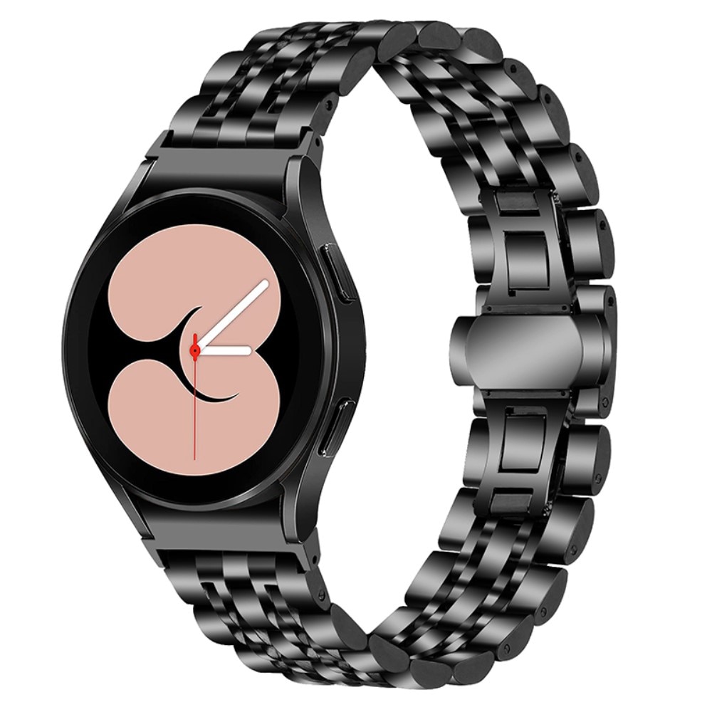 Samsung Galaxy Watch 4 40/42/44/46mm Business Armband aus Stahl, schwarz
