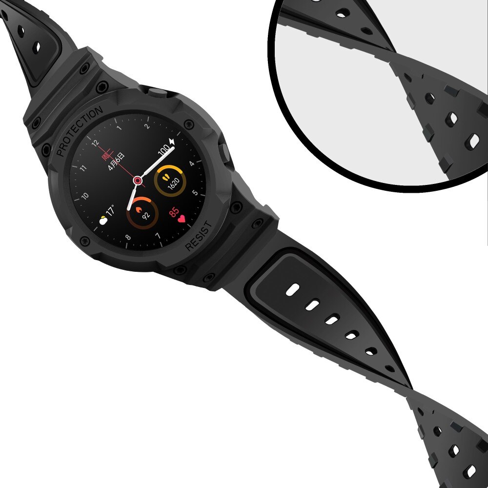 Xiaomi Mi Watch Adventure Hülle+Armband Schwarz