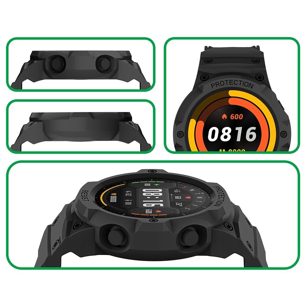 Xiaomi Mi Watch Adventure Hülle+Armband Schwarz