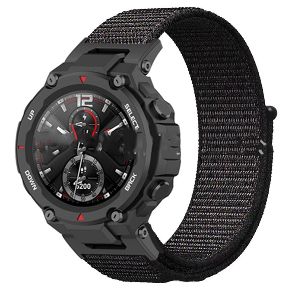 Amazfit T-Rex/T-Rex Pro Nylon-Armband Schwarz