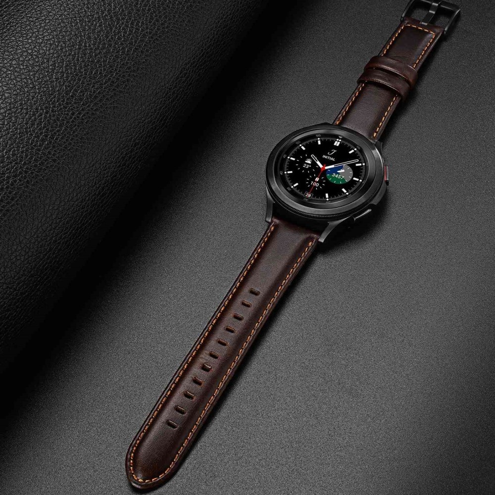 Leather Armband Samsung Galaxy Watch 6 Classic 43mm Brown