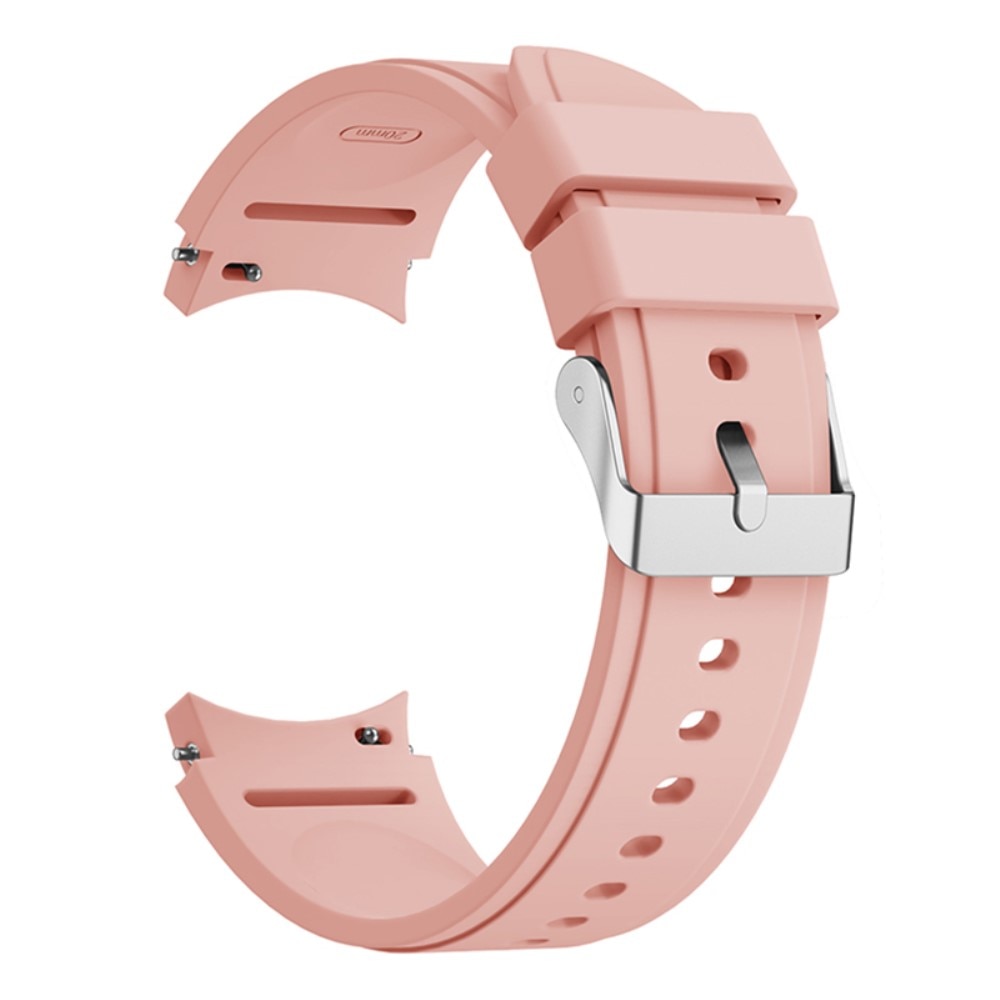 Full Fit Samsung Galaxy Watch 4 40mm Armband aus Silikon, rosa