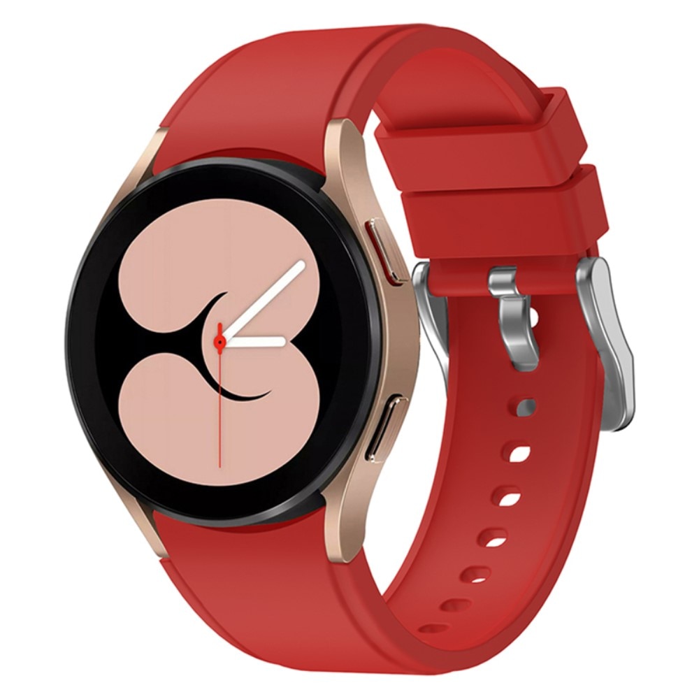 Full Fit Samsung Galaxy Watch 5 44mm Armband aus Silikon Rot