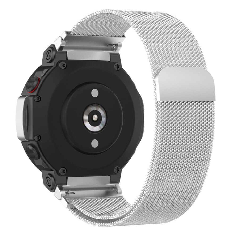 Amazfit T-Rex 2 Milanaise-Armband Silber