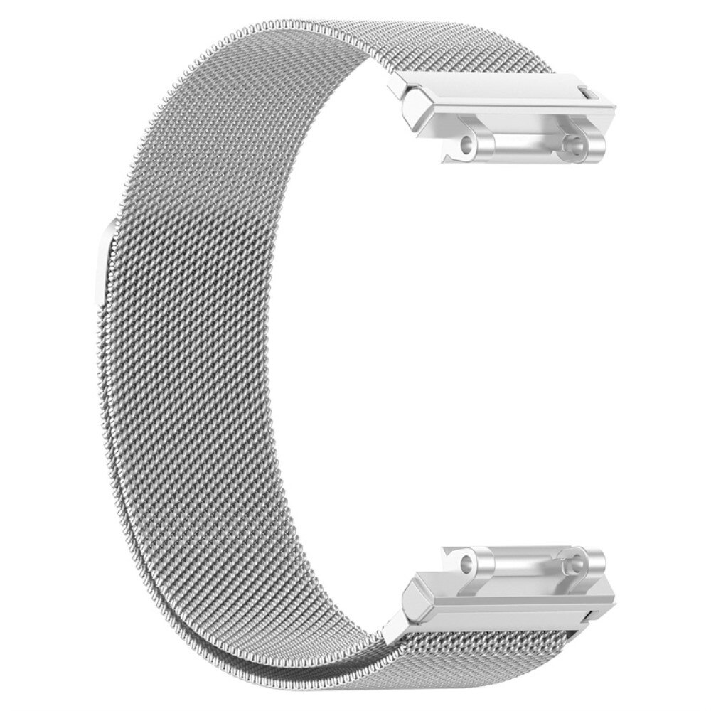 Amazfit T-Rex 2 Milanaise-Armband, silber