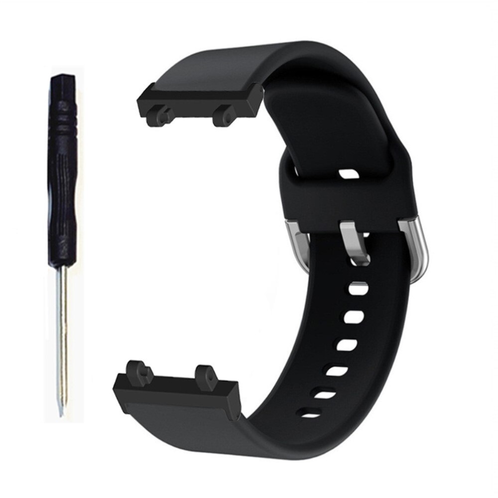   Armband aus Silikon Schwarz