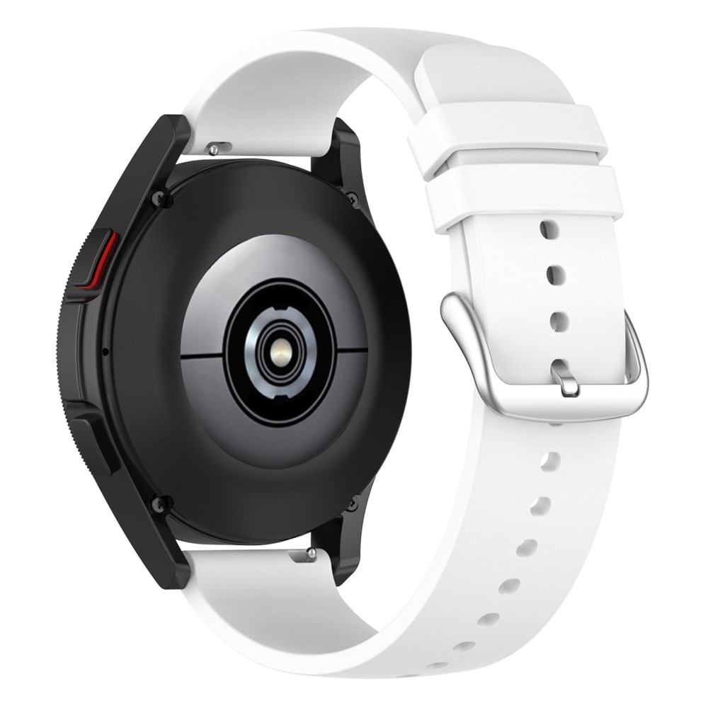 Samsung Galaxy Watch 4 40mm Armband aus Silikon, weiß