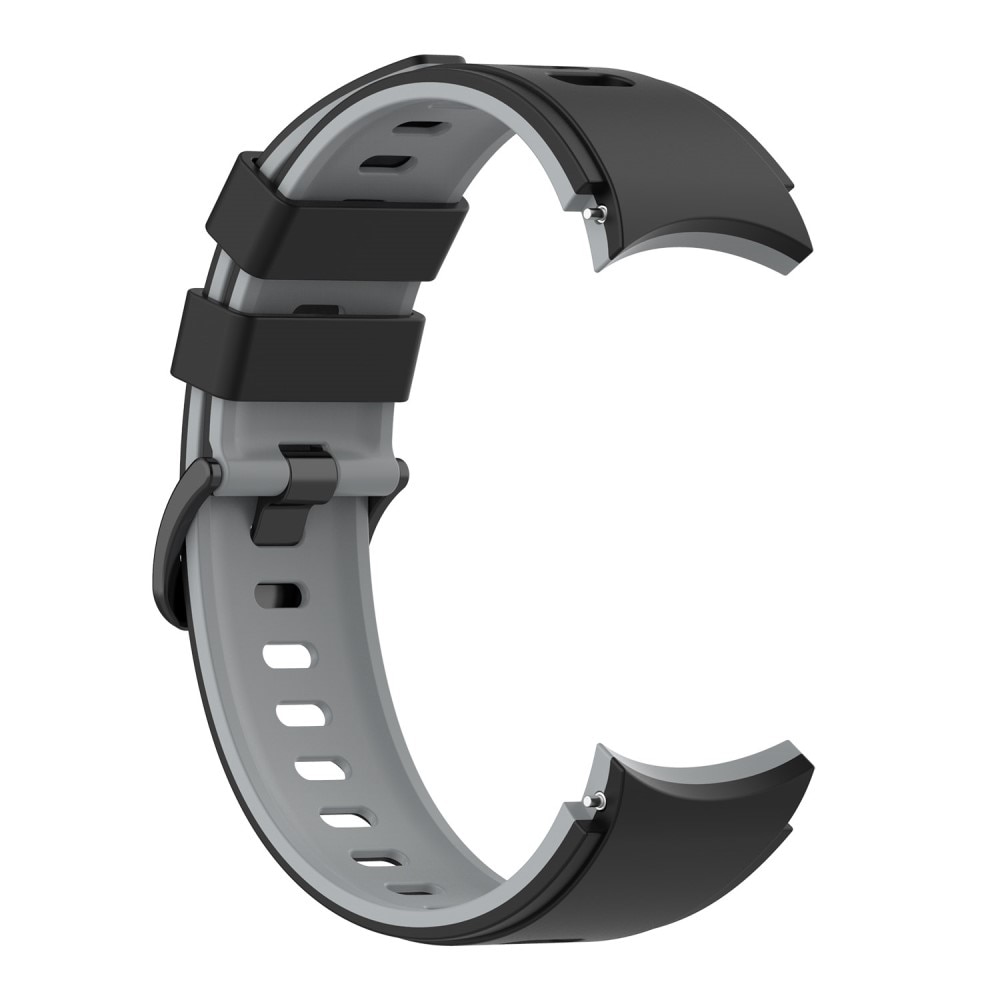 Galaxy Watch 6 44mm Full Fit Sport Armband aus Silikon, schwarz