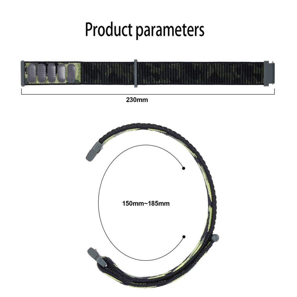 Suunto 9 Peak Pro Nylon-Armband Tarnung