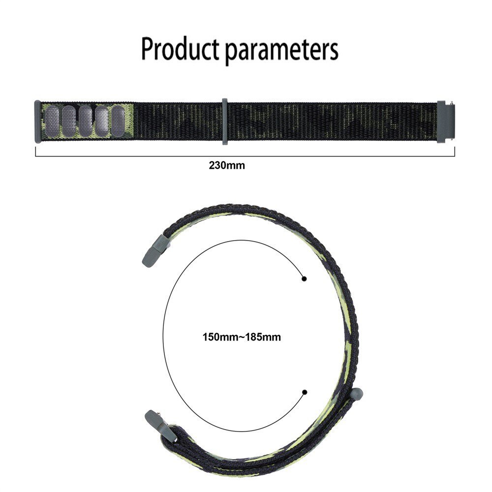Samsung Galaxy Watch 6 44mm Nylon-Armband Tarnung
