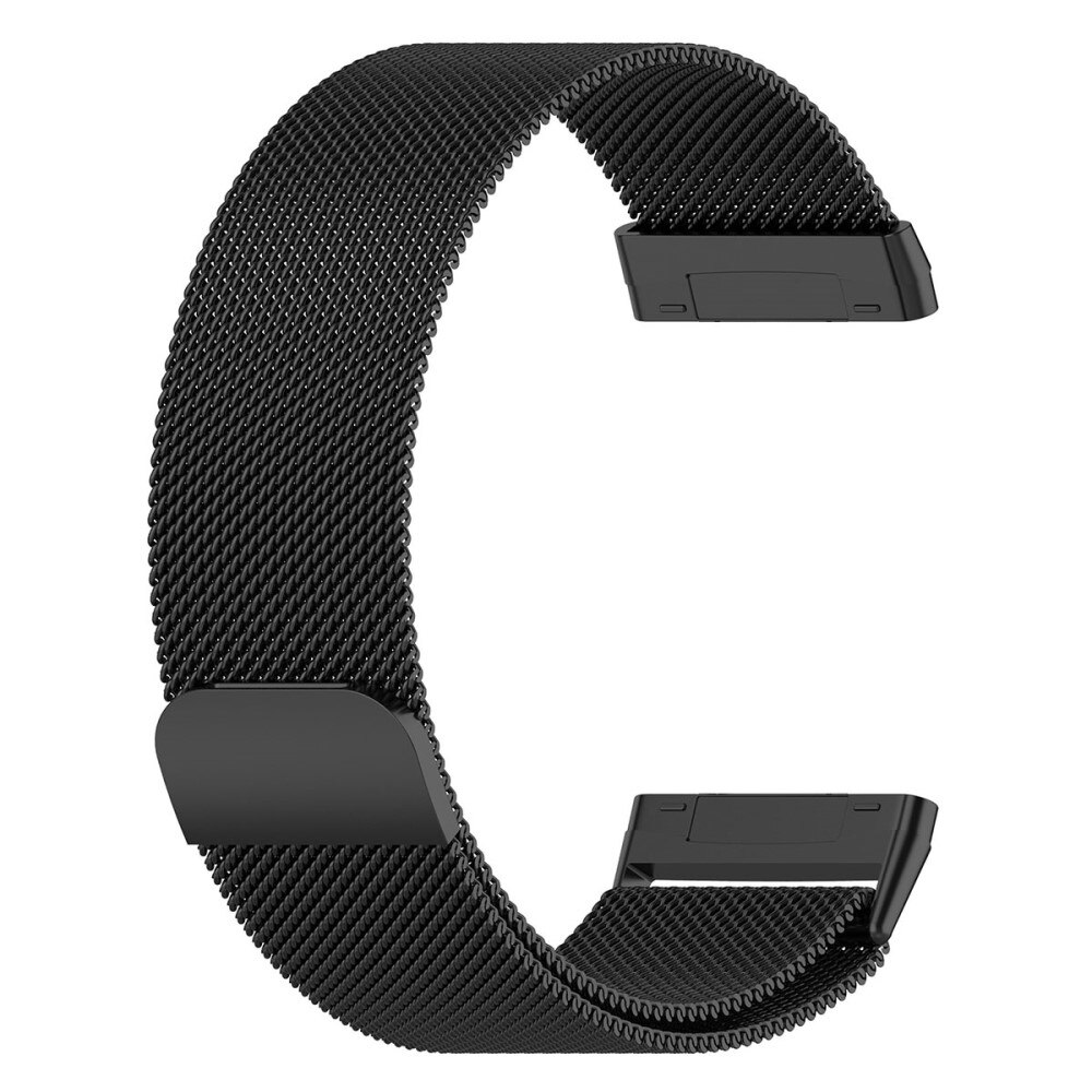 Fitbit Versa 4 Milanaise-Armband Schwarz