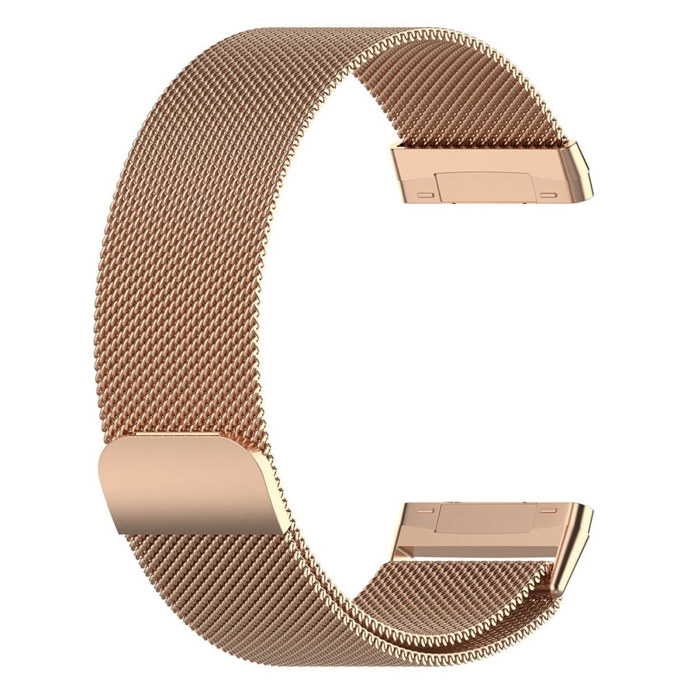 Fitbit Versa 4 Milanaise-Armband, roségold