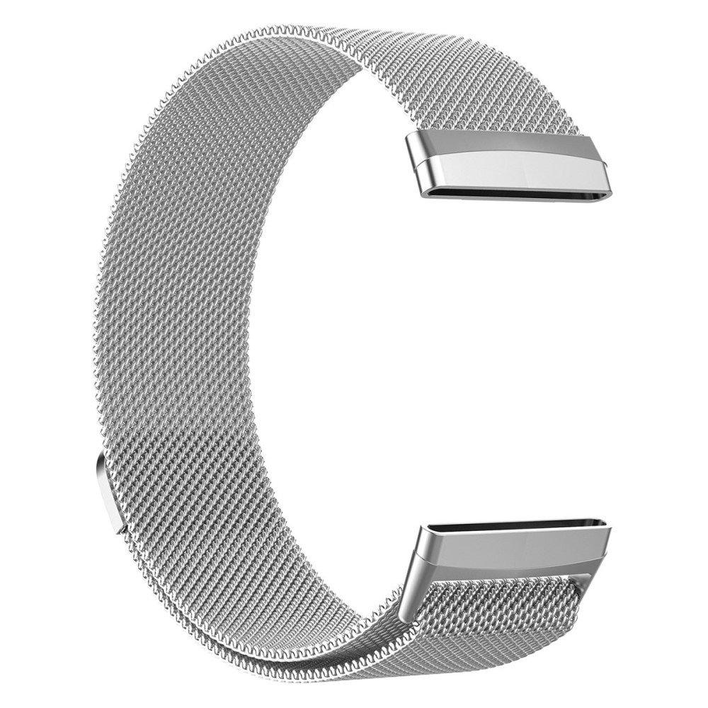 Fitbit Sense 2 Milanaise-Armband, silber